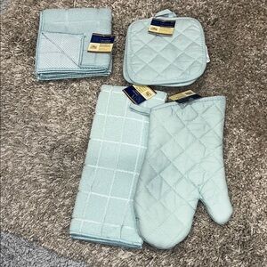 Home Collection Light Blue Kitchen Set